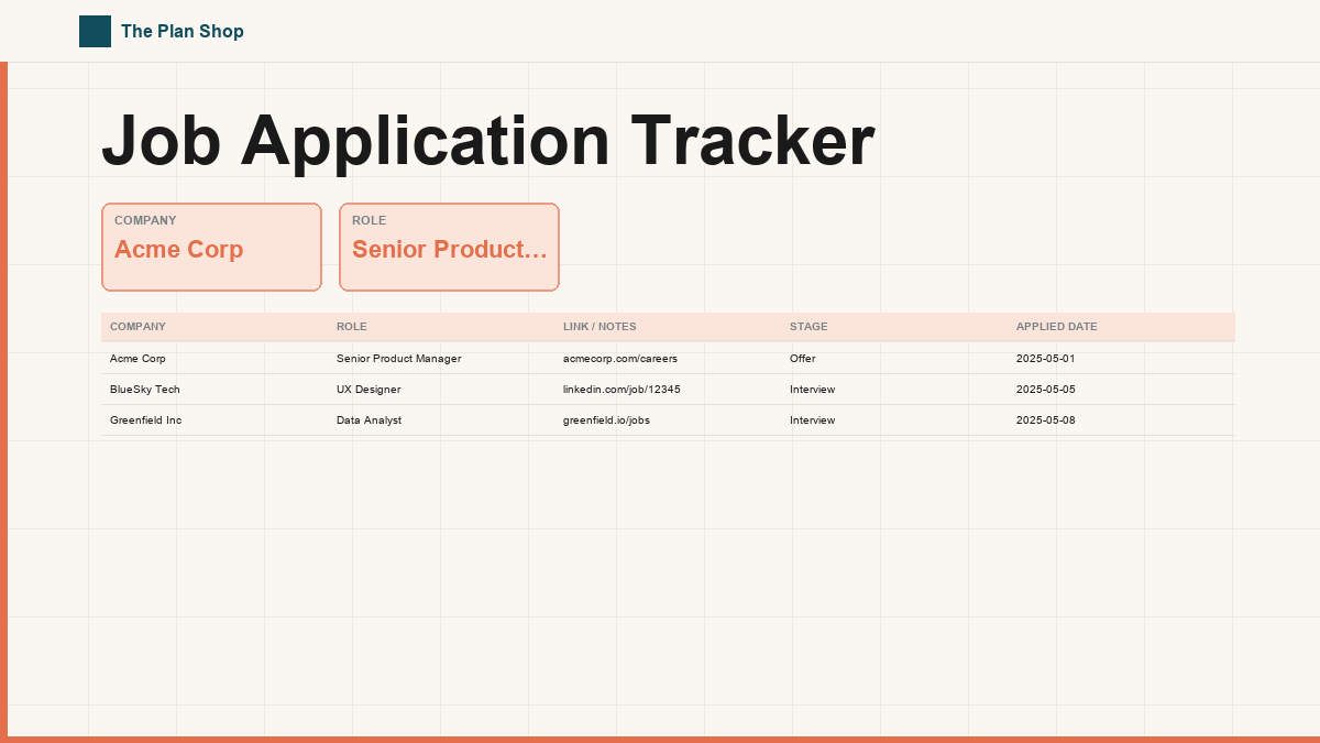 Job Application Tracker