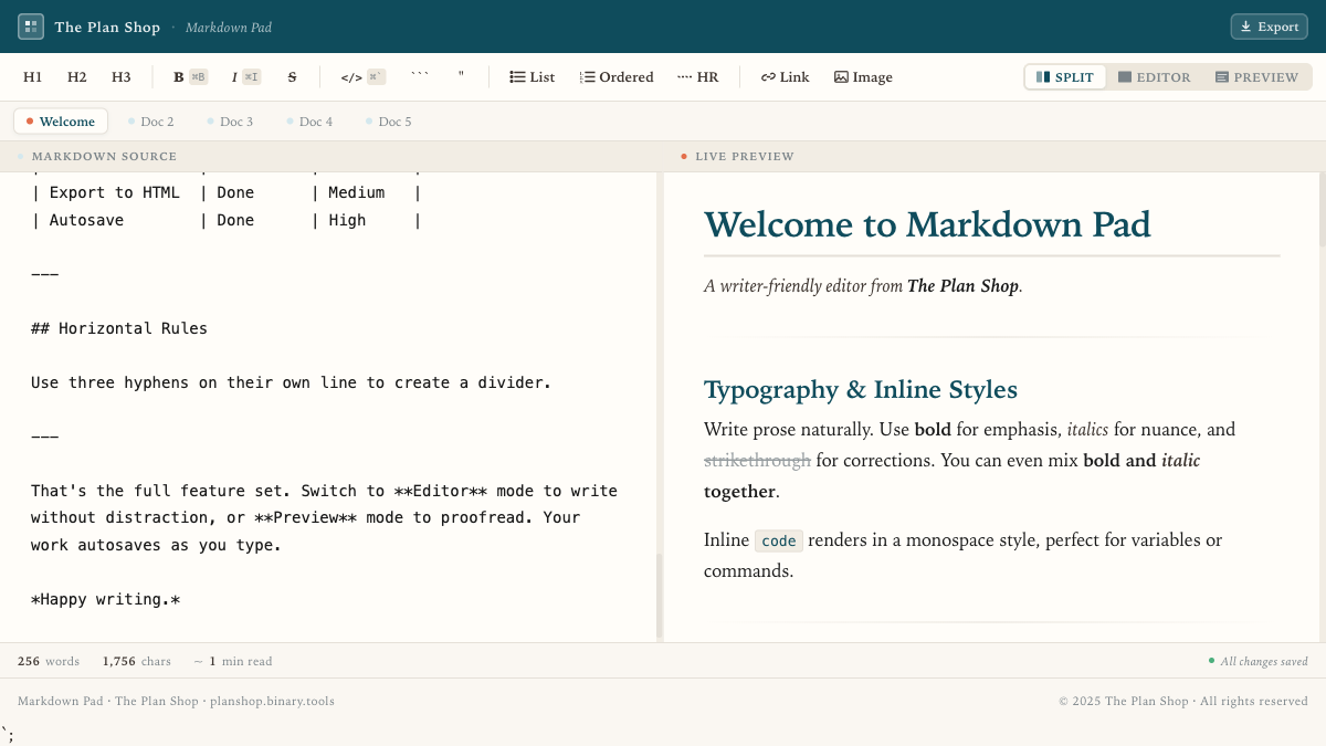 Markdown Pad