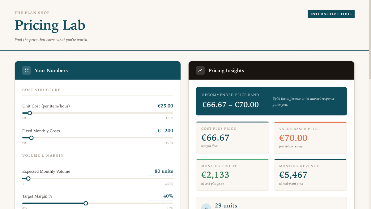 Pricing Lab